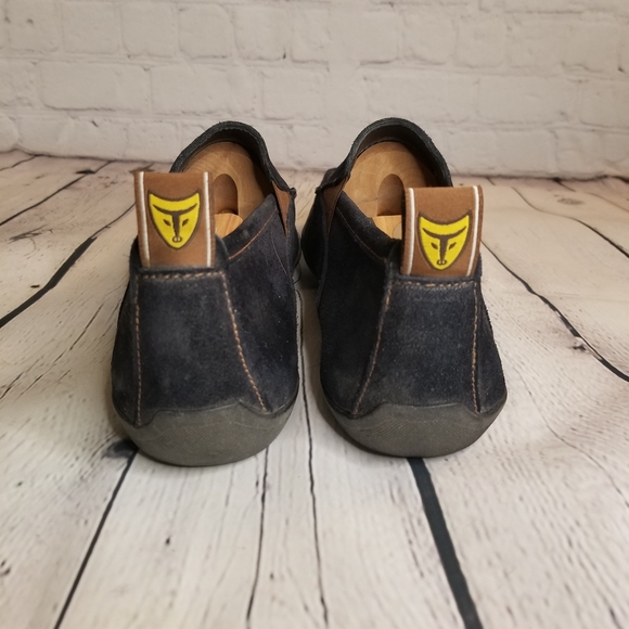 Michael Toschi Driving Shoes Navy Suede Size 9 - Picture 6 of 9